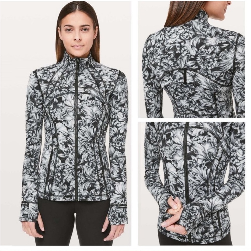 Floral pattern lululemon define jacket